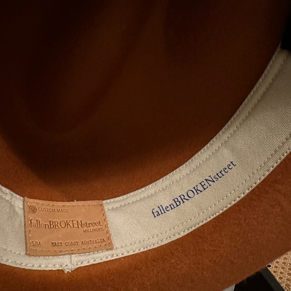 FALLEN BROKEN STREET DESPERADO WIDE BURNT ORANGE HAT gig pip, lack of colors - Picture 12 of 13